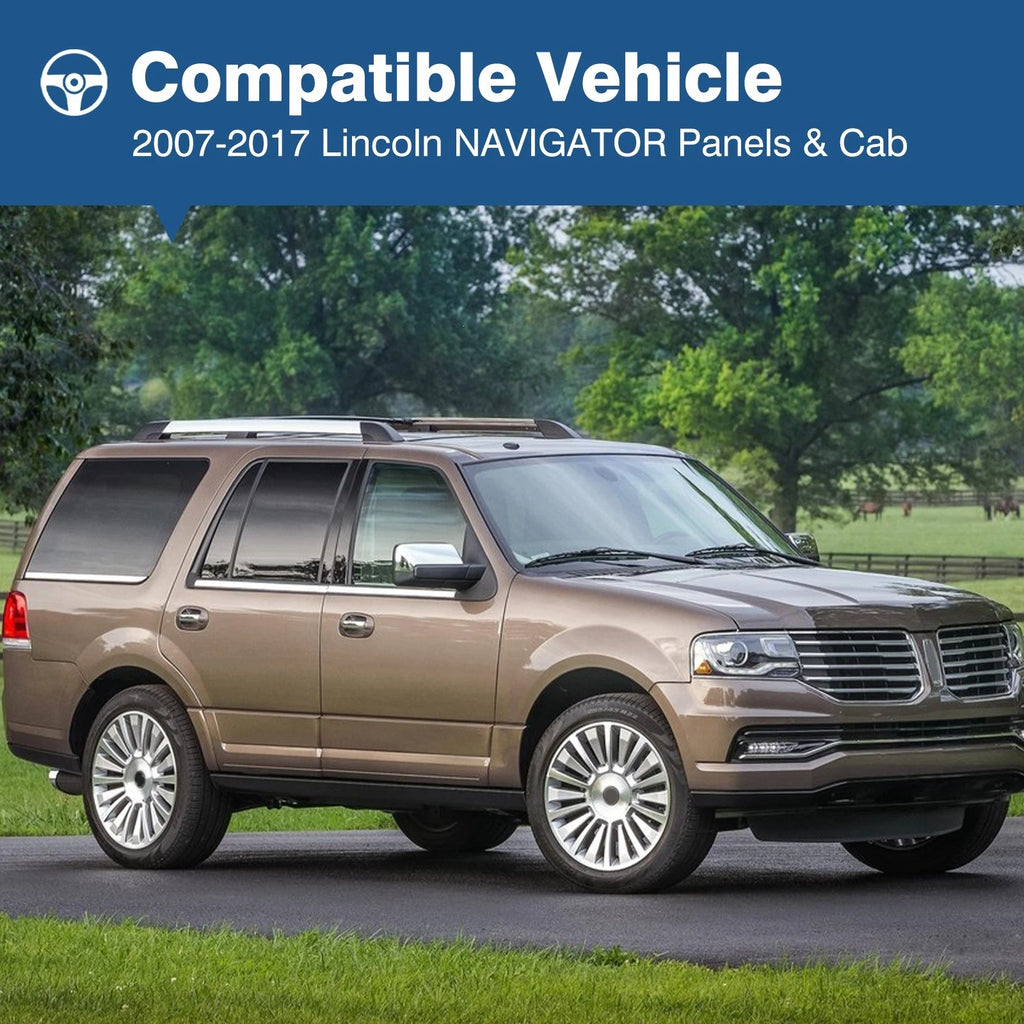 Pair Rocker Panels for Lincoln Navigator (2007–2017) Factory Style