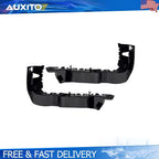 Set of 2 Front Bumper Brackets for Audi A3 Sedan (2015–2018) Black