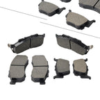 Front & Rear Brake Pad Kit for Honda Pioneer 700/700-4/Deluxe (2014–2024)