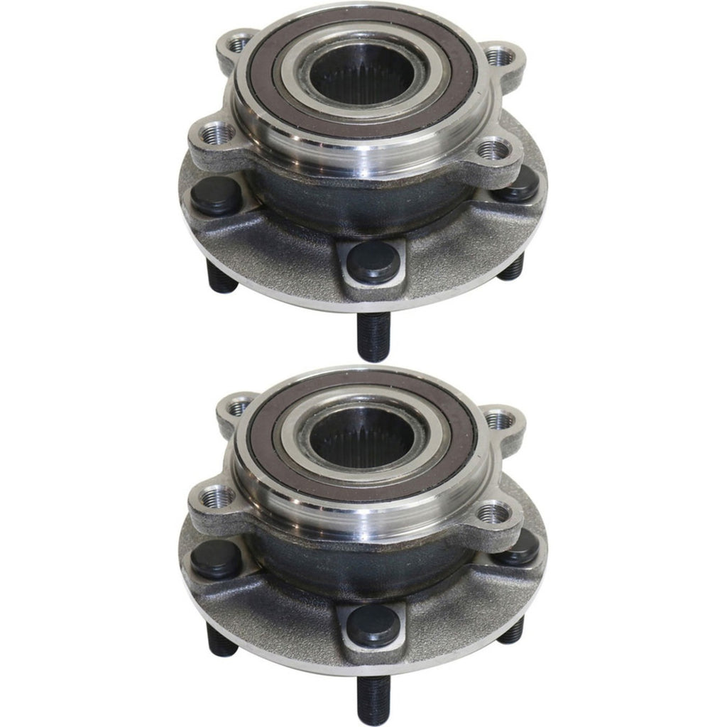Set of 2 Wheel Hubs for Mazda CX-5 (2013–2022) Front with Bearing