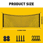 Rear Trunk Cargo Net for Chevy Silverado GMC Sierra
