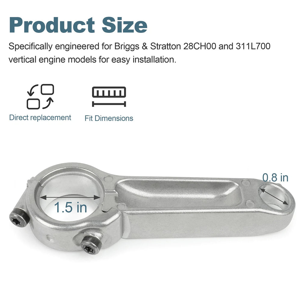 Connecting Rod for Briggs & Stratton 28CH00 311L700 (Vertical Engine Series)