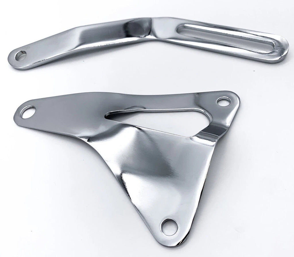 Alternator Bracket Set for 1965-1969 Ford Mustang 289 302 (Chrome)
