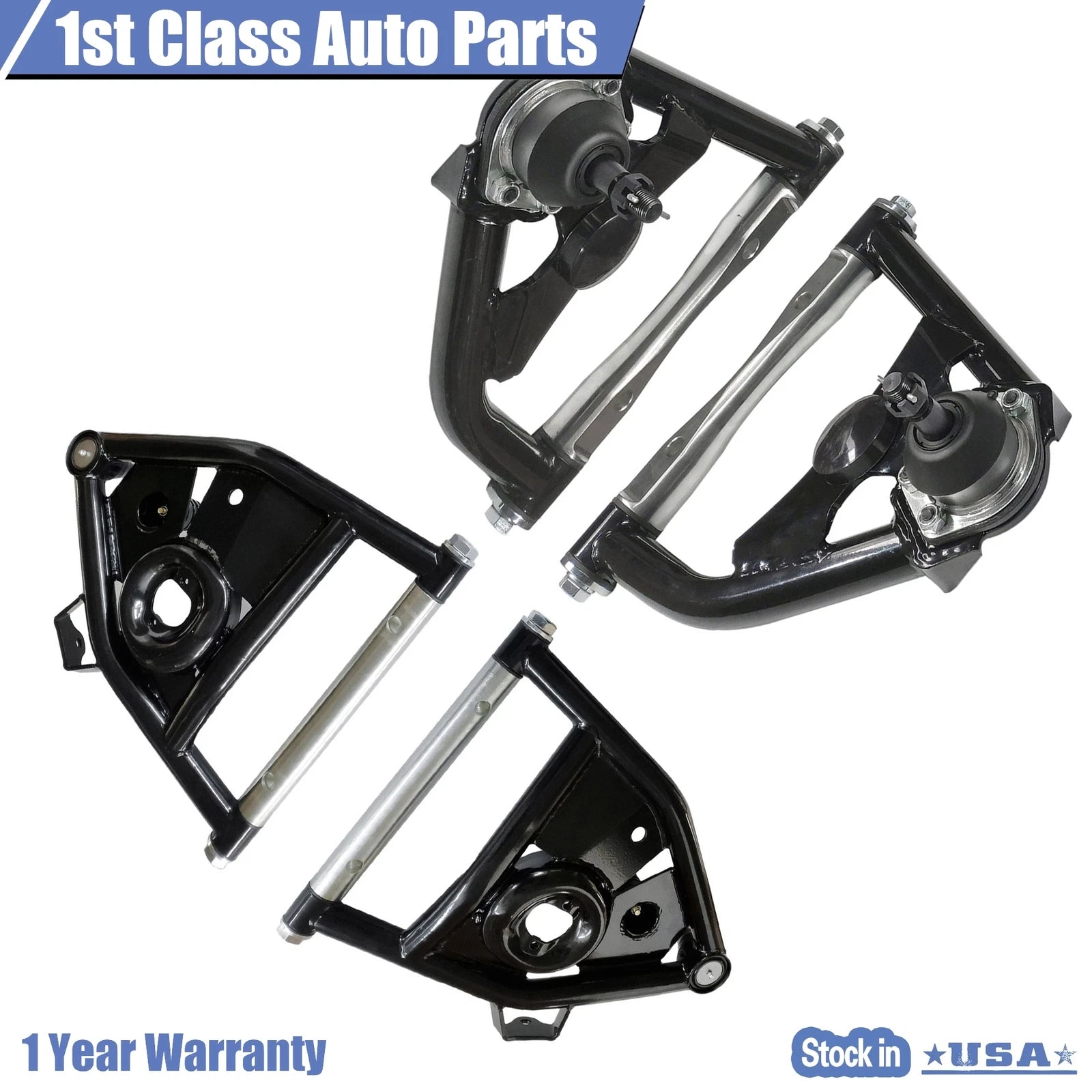 Set of 4 Front Upper Lower Control Arms for Chevy C10 (1963–1972)