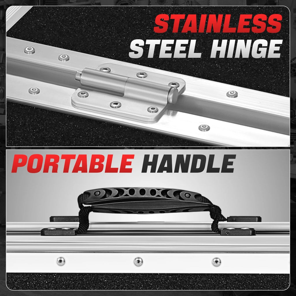 29" x 8' Aluminum Wheelchair Ramp - 880 lbs Capacity