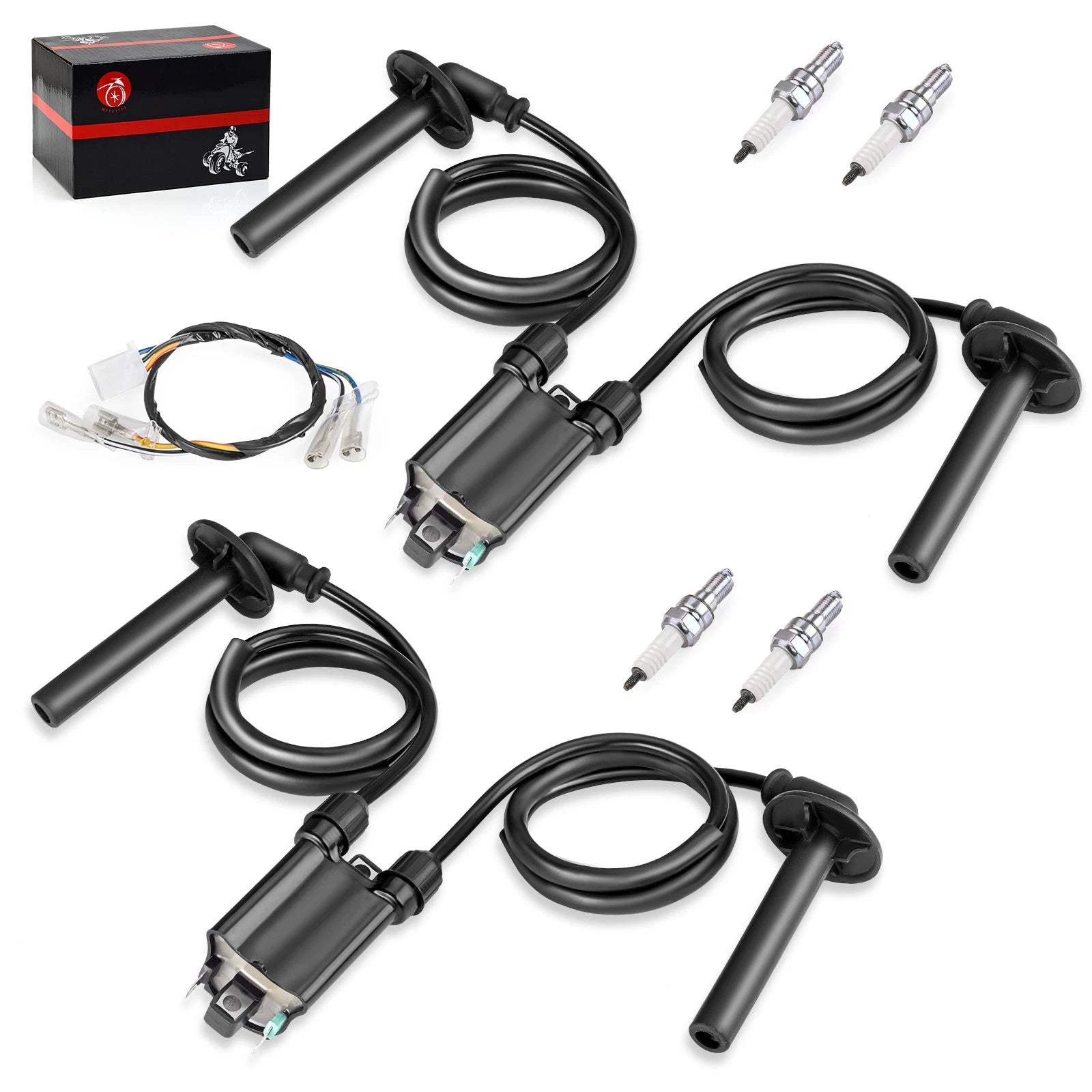 Ignition Coil Spark Plug Set for Honda ST1100 (1991–2003)