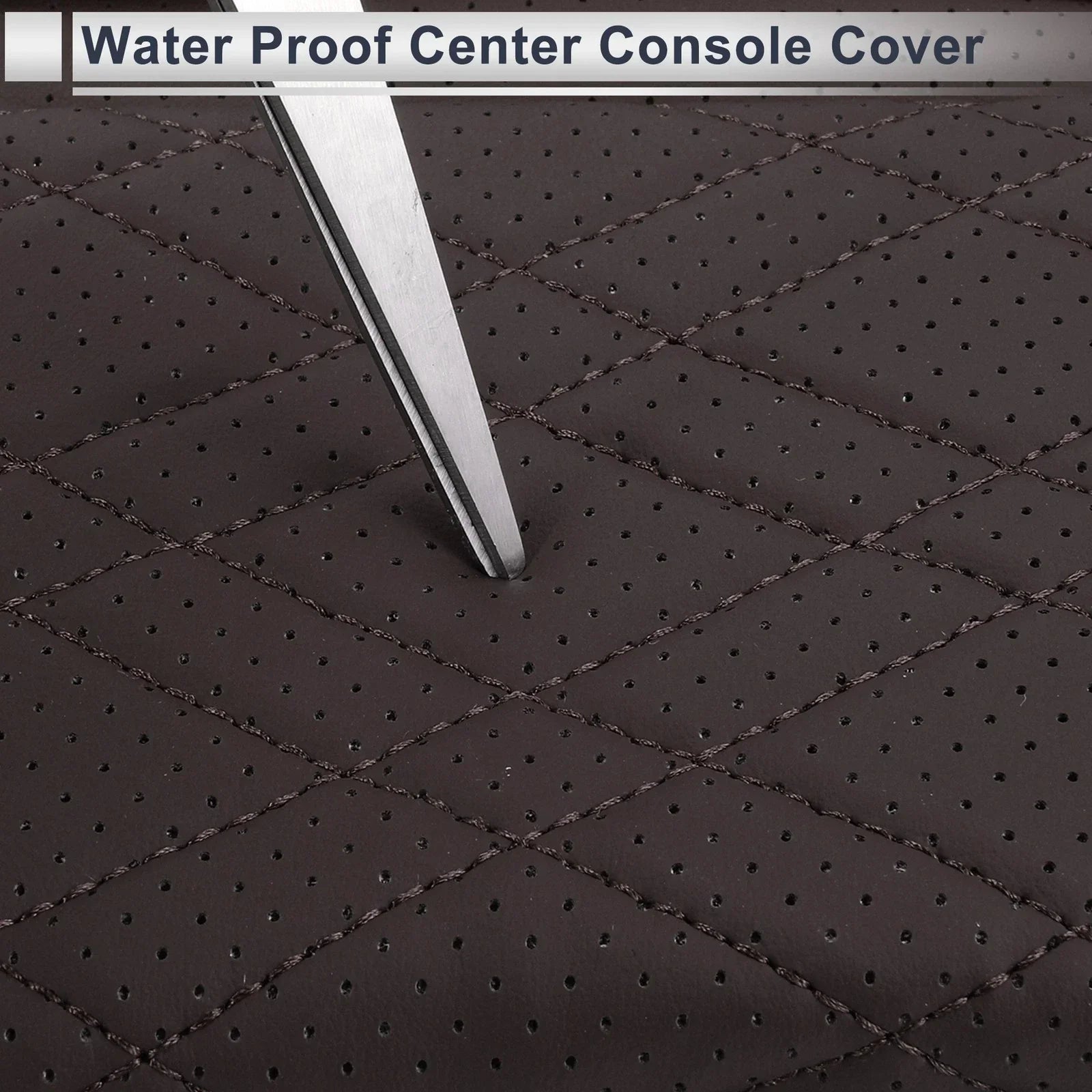 Center Console Cover with Storage Bag for BMW X7 Dark Brown (2019 - 2024)