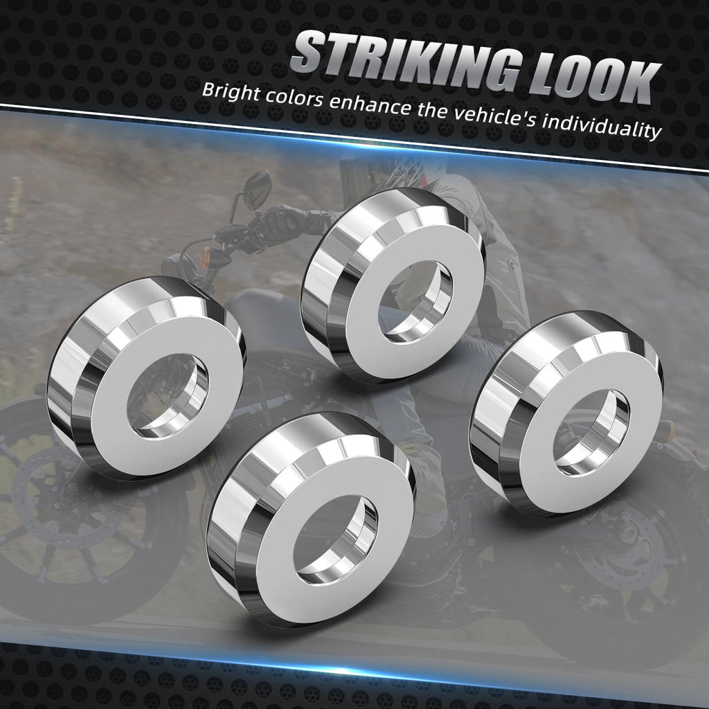Shock Absorber Bracket Decorative Rings for Harley Roadster XL1200CX (2016–2023)