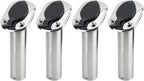 4X Stainless Steel Fishing Rod Holder for Boat (30 Degree)