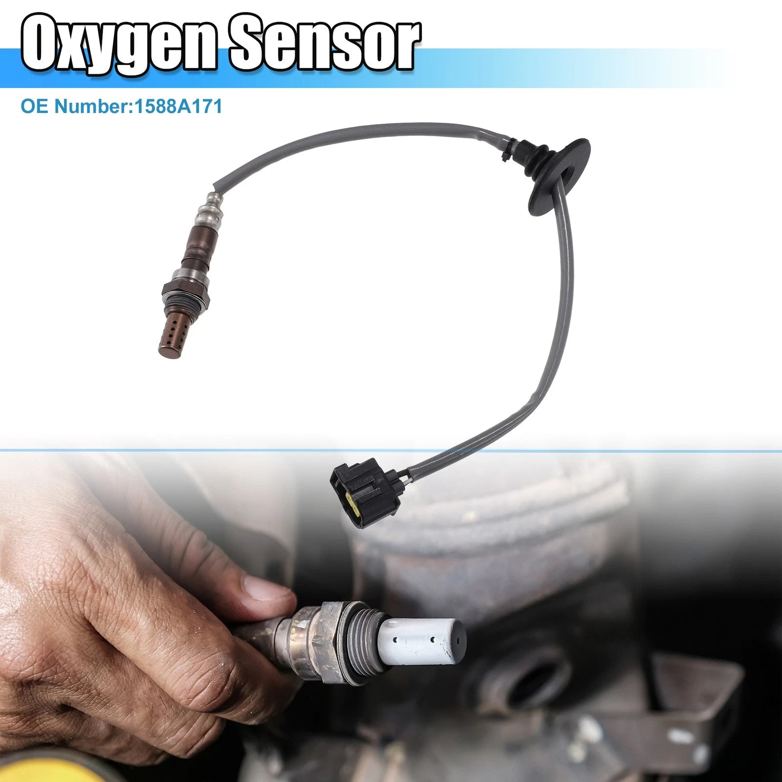 Rear Downstream Oxygen Sensor for Mitsubishi Lancer (2008–2015) No. 1588A171