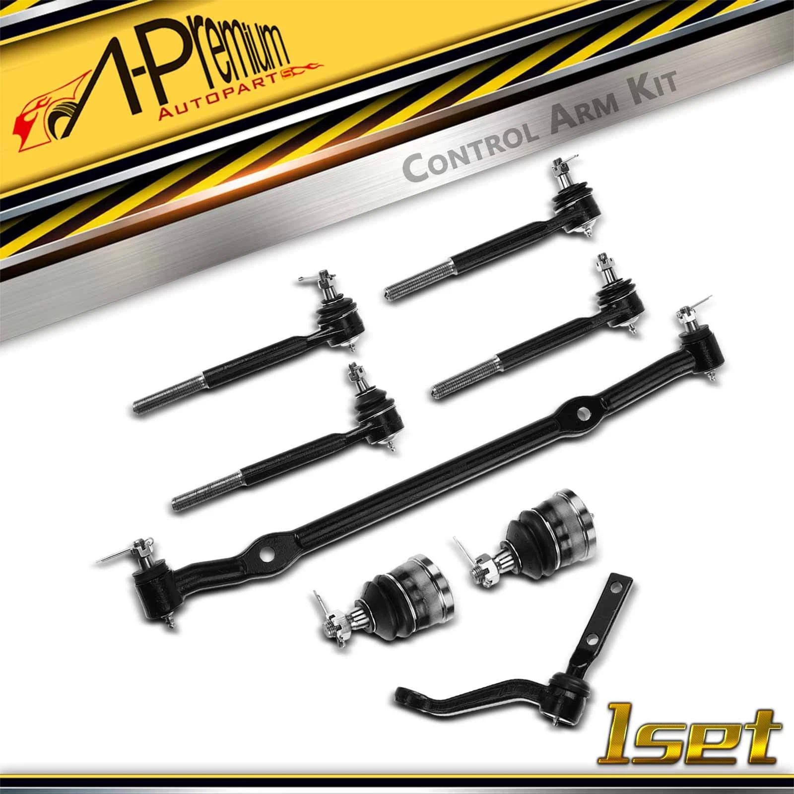 8x Inner Outer Tie Rods with Ball Joint for Chevy Malibu (2004–2023)