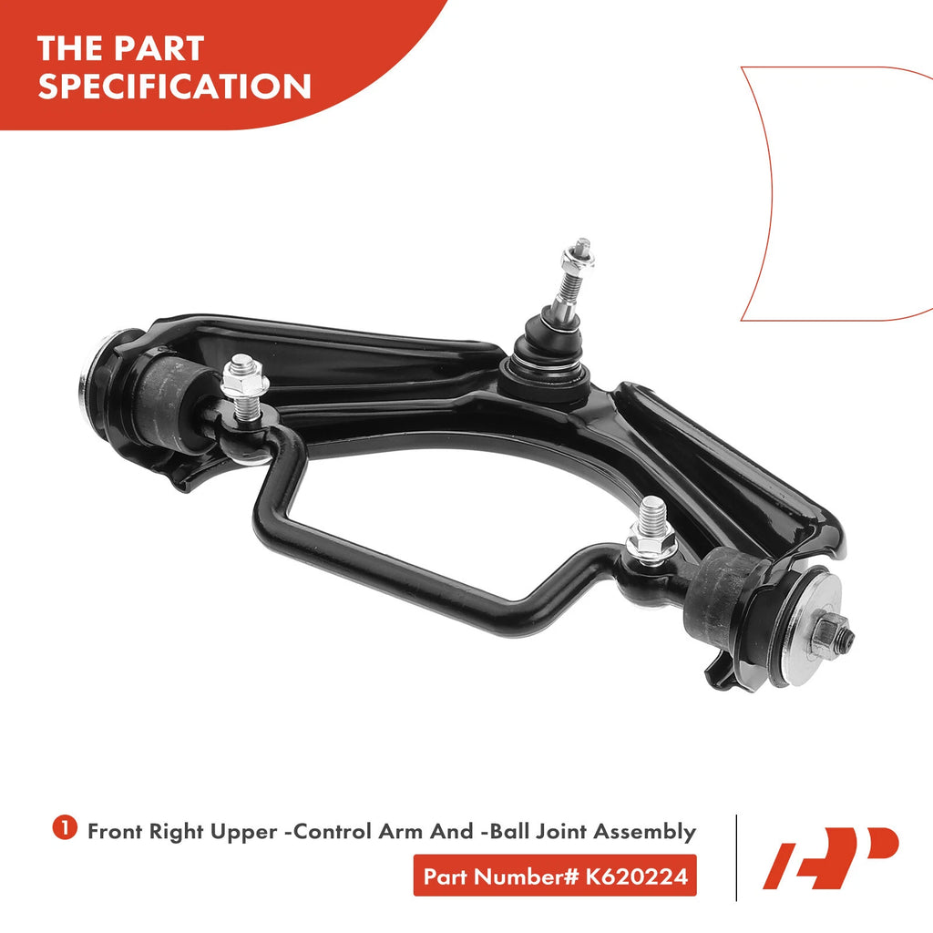 Set of 8 Front Control Arm Ball Joints Tie Rod Ends for Ford Explorer (2002–2003)