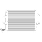 Replacement A/C Condenser Repair Part For 2006-2010 Volkswagen Beetle