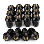 16x Black Wheel Lug Nuts 3/8" 24 Tapered for Polaris Ranger RZR (2008–2023)
