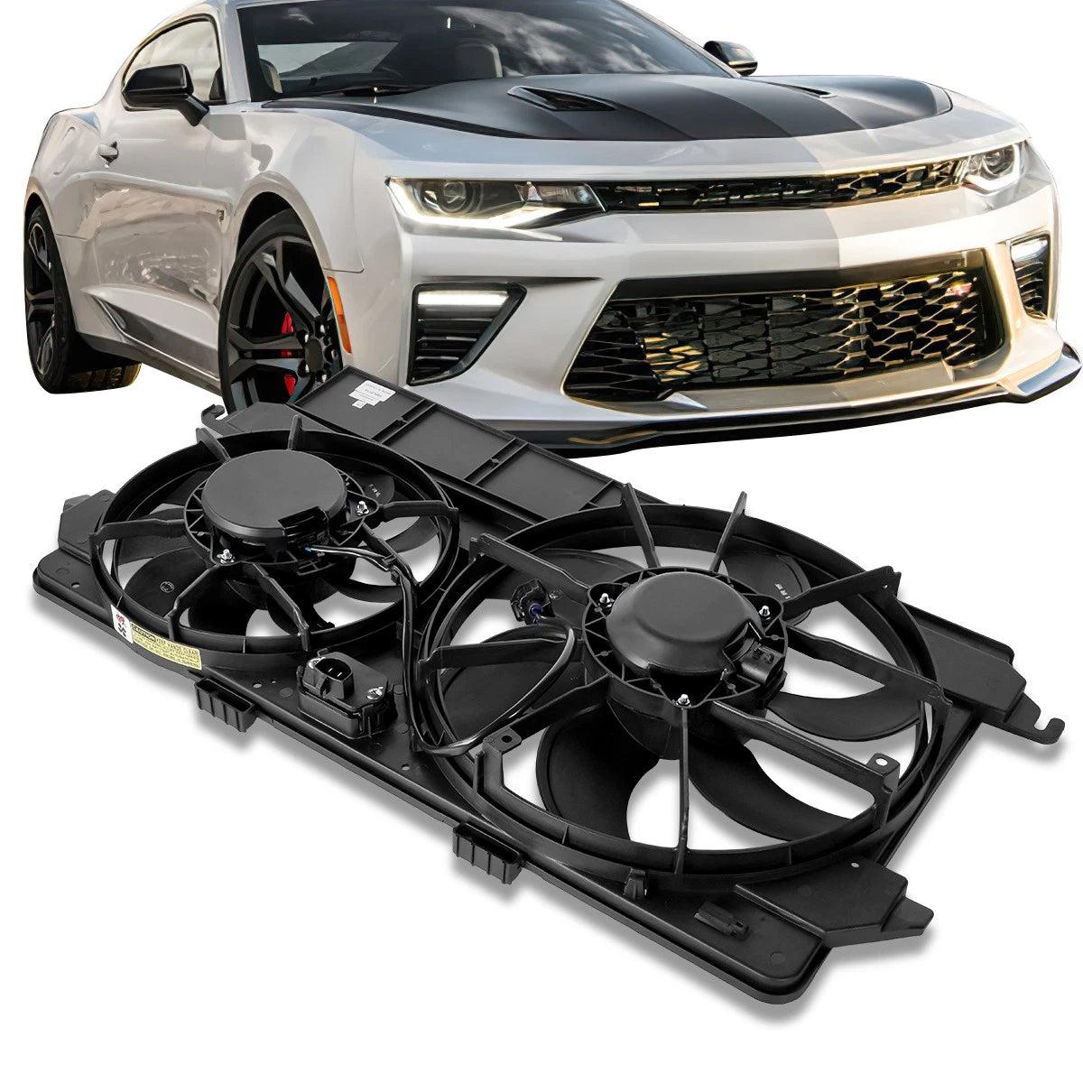 Dual Radiator Cooling Fan Shroud for Ford Transit Connect (2010–2013) FO3115180