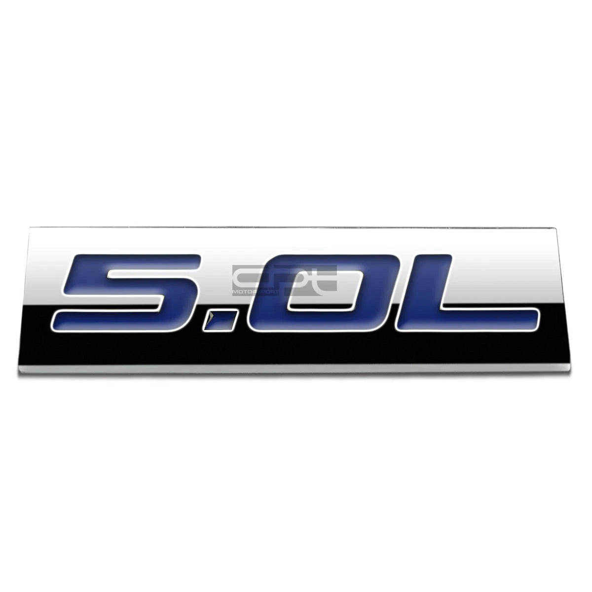 Polished Chrome 5.0L Emblem Badge for