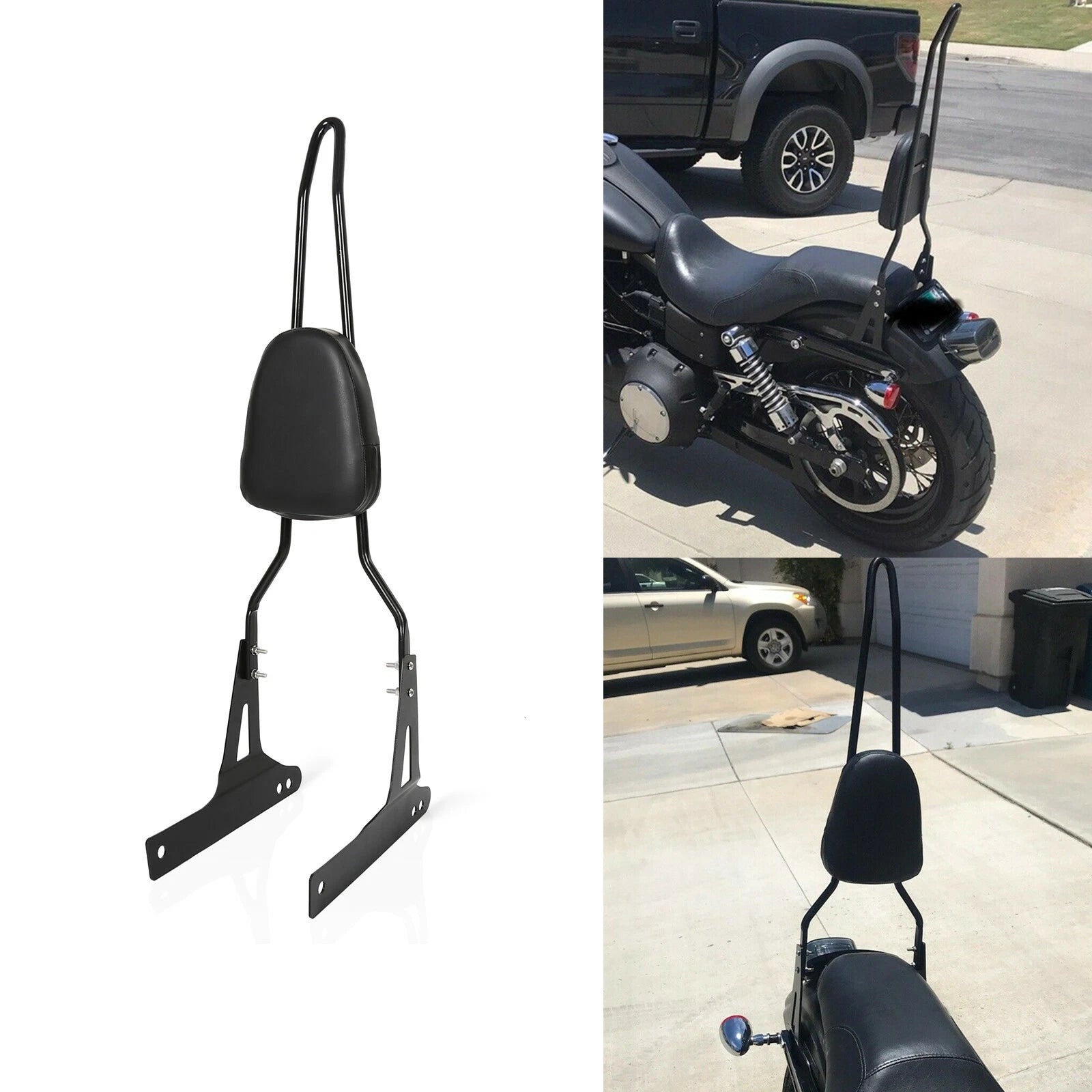 Detachable Backrest Sissy Bar for Harley Davidson Dyna (2006–2017)