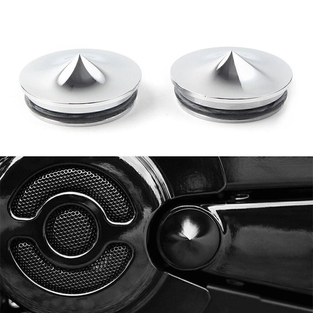 Swingarm Pivot Cover Kit for Harley-Davidson V-Rod (All Years) - Satin Anodized Chrome