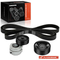 3X Serpentine Belt Drive Component Kit for Ford Ranger (2007–2008)