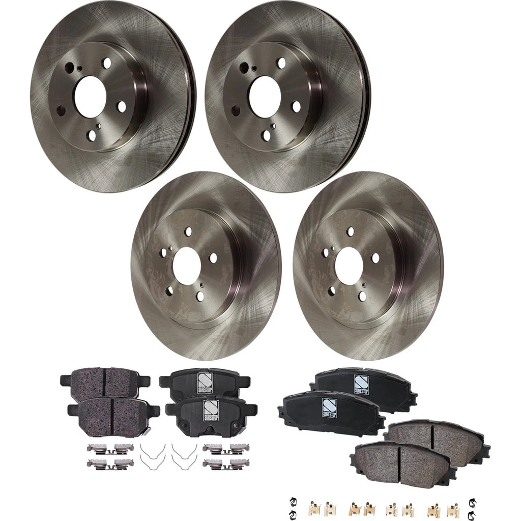 Brake Disc Rotors and Pads Kit for Lexus CT200h (2014–2016)