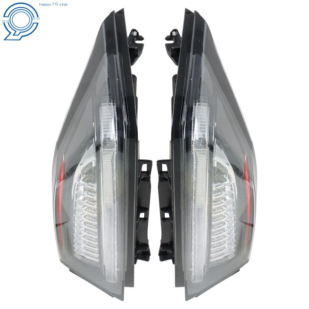 LED Tail Lights Assembly for Cadillac ATS (2013-2018) Clear Black Left+Right