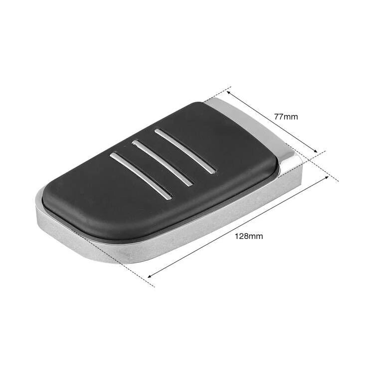 Chrome Brake Pad Pedal for Harley Street Glide (1980–2023), Softail (1986–2017)