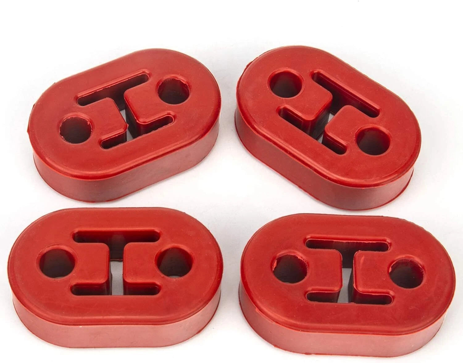 Set of 4 Rubber Exhaust Tail Pipe Mount Bracket Hanger Bushing Insulator