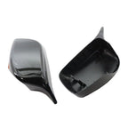 Rear View Mirror Cover Trim Black for BMW E60 E61 (2004-2007)
