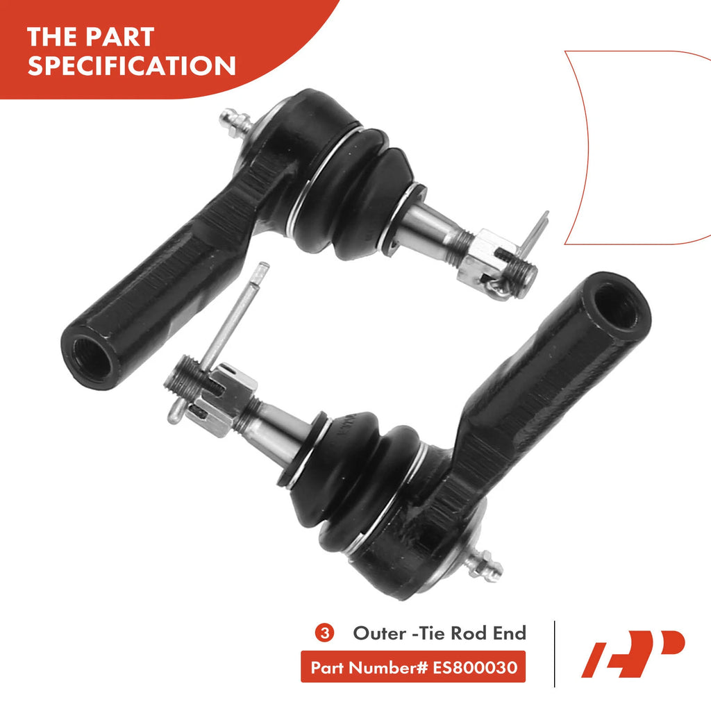 6x Front Stabilizer Bar Link & Tie Rod End for Pontiac Equinox (2005–2020)