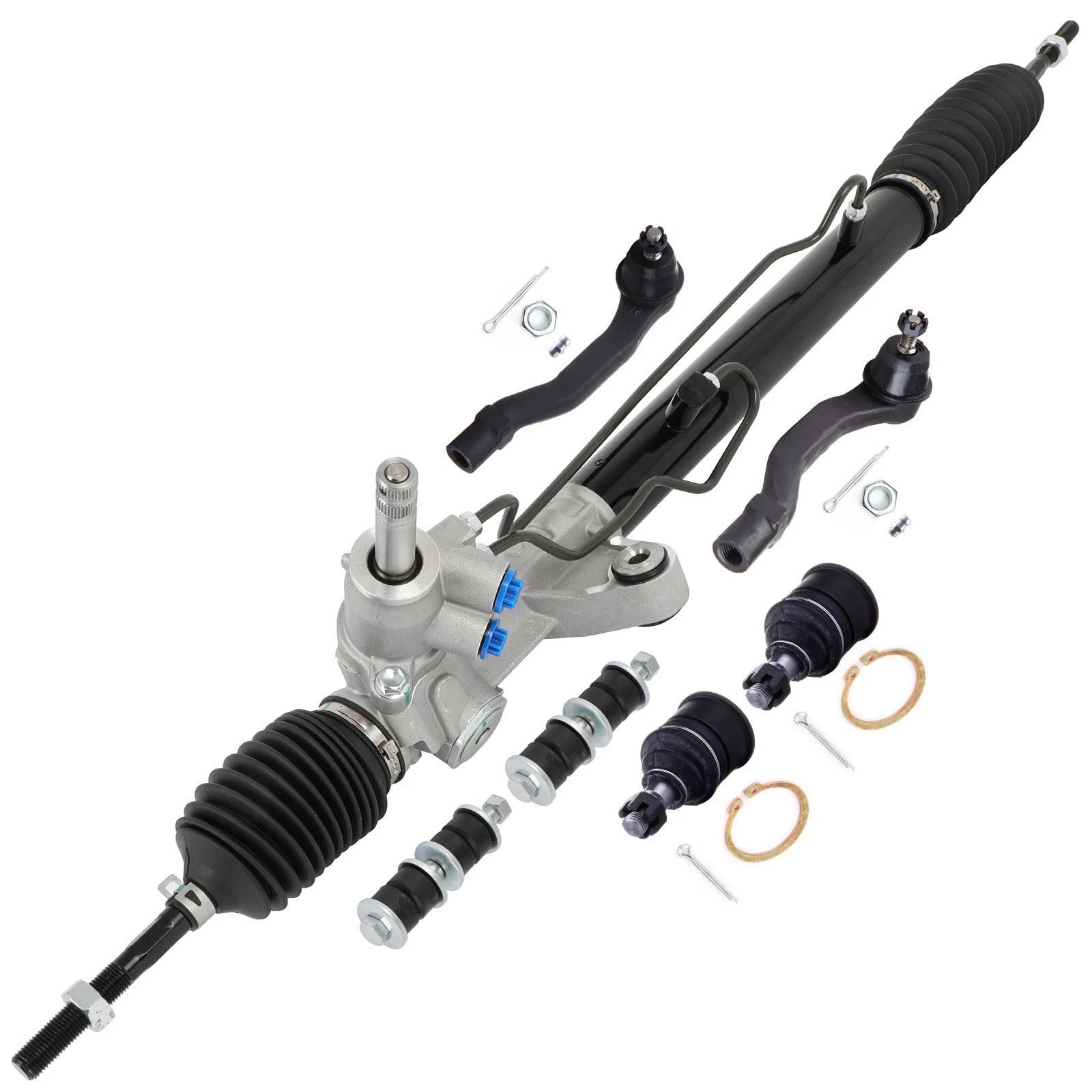 7pc Rack and Pinion + Suspension Kit for Honda Civic (1996–2000)