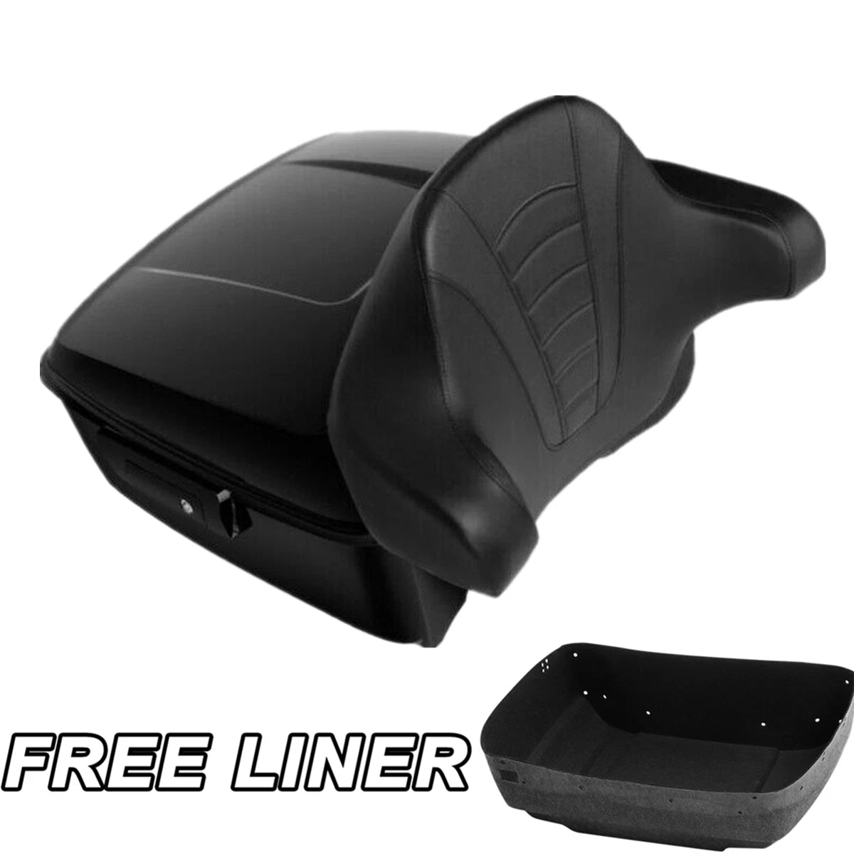 Trunk Backrest Pad for Harley Electra Glide & Road King (2014–2026)