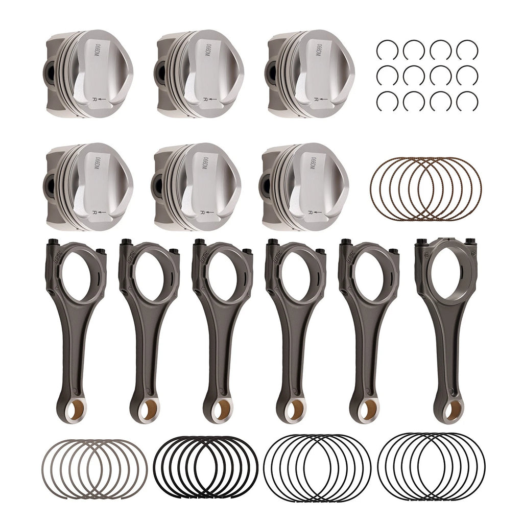Complete Piston and Connecting Rod Set for Audi A6 A7 A8 Q5 Q7 S4 S5 SQ5 (2012-2020)