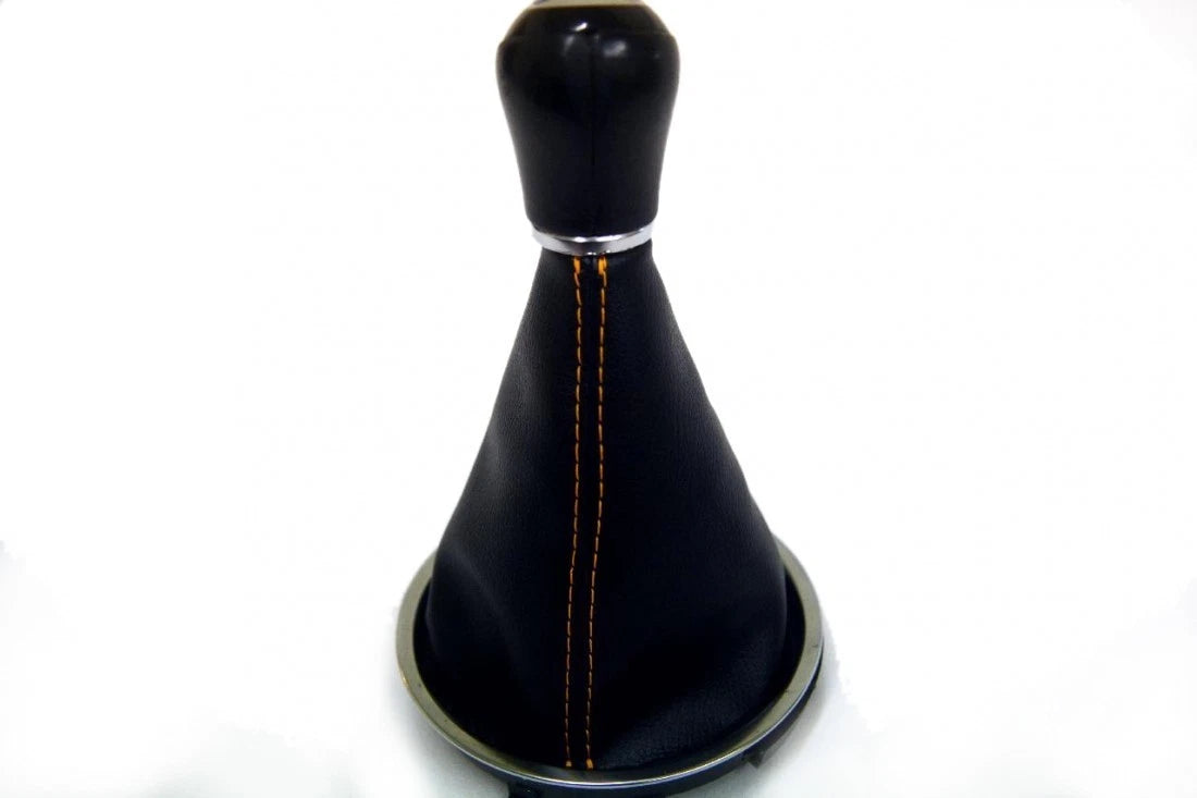 Manual Shift Boot for VW Beetle (2012–2019) Yellow Stitch Leather Synthetic