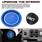 Engine + Cigarette Lighter Eject Button Cover for Honda Civic (2022-2025)