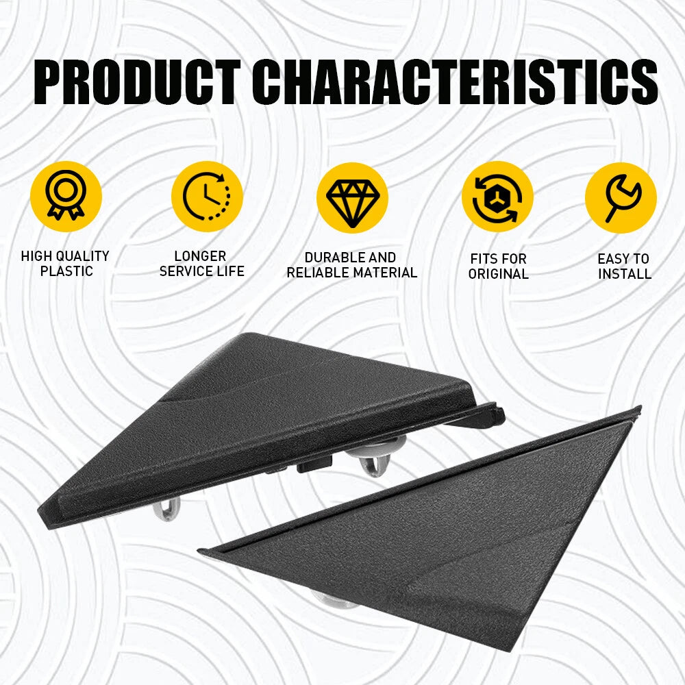 2X Side View Mirror Fender Trim Cover for Hyundai Elantra (2017â2020)