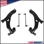 Set of 4 Front Lower Control Arms w/Sway Bars for Mazda 6 (2014–2020), CX-5 (2013–2016)
