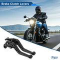 Adjustable Short Brake Clutch Levers for Honda CBR600 F2 (1991–2007) Solid Black