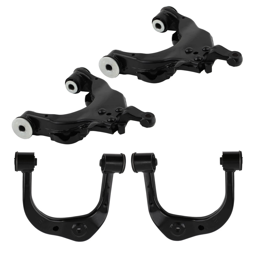 Set of 4 Front Upper & Lower Control Arms for Toyota Tundra Sequoia (2007–2021)
