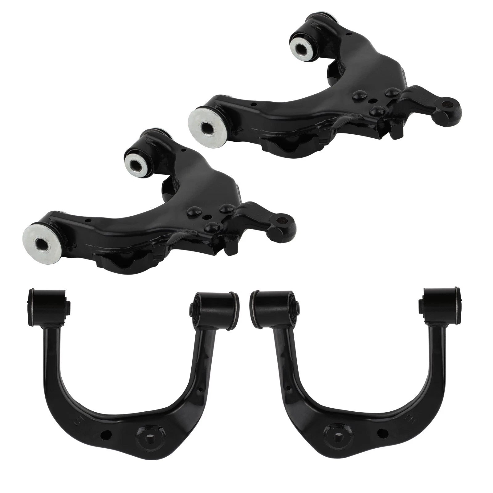 Set of 4 Front Upper & Lower Control Arms for Toyota Tundra Sequoia (2007–2021)