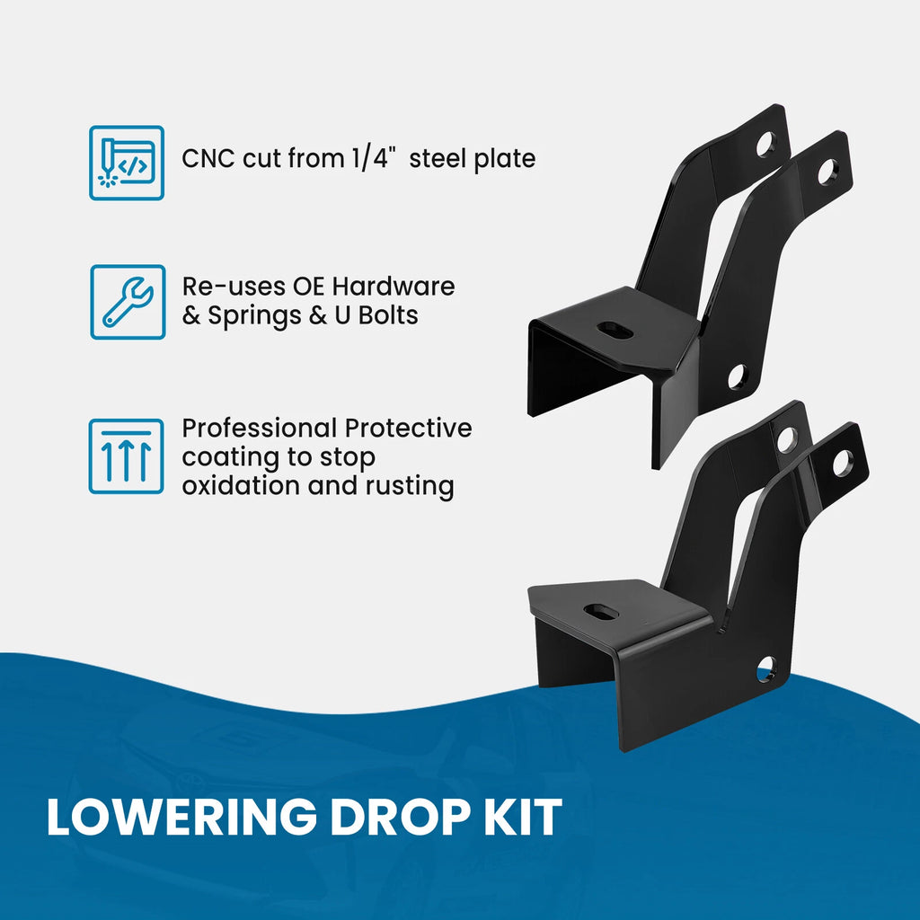 2"/4" Drop Suspension Lowering Kit for Chevy Tahoe GMC Yukon (2007-2014)