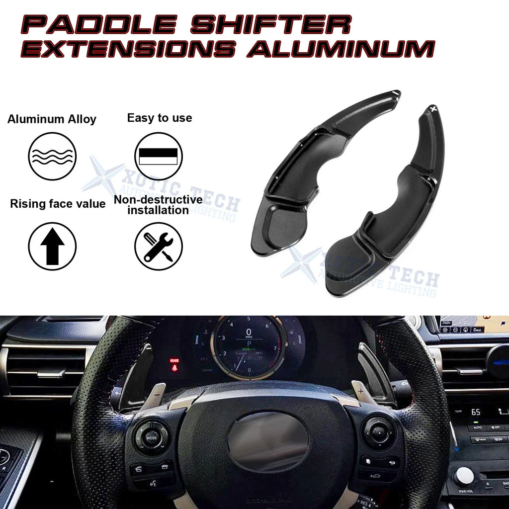 CNC Billet Steering Wheel Paddle Shift Extension Cover Trim for Lexus (2014-2022)