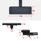 Aluminum Rear Trailer Hitch Step for Receiver 2" Tube