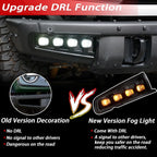 LED DRL Fog Lights with Turn Signal for Ford Bronco Raptor (2021–2023)