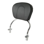 Chrome Sissy Bar Pad Backrest for Harley FLRT FreeWheeler (2015-2025)