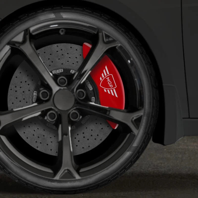 Set of 4 Red Caliper Covers w/Silver MGP Logo for 2003-2009 Lexus GX470