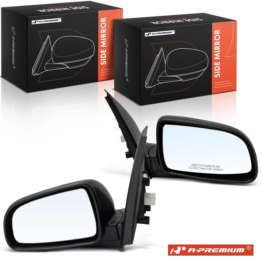 Power Mirror Pair for Chevrolet Aveo (2007–2011) - Manual Folding, Heated
