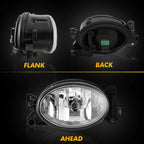 Set of 2 Bumper Fog Lights for Mercedes-Benz (2008–2012)