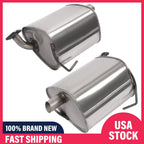 2X Rear Exhaust Mufflers for Subaru Forester (2009–2013) & Impreza (2008–2011) 2.5L