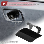 Front Left Washer Nozzle Cover Cap for Mercedes-Benz C350 (2008–2014) Black