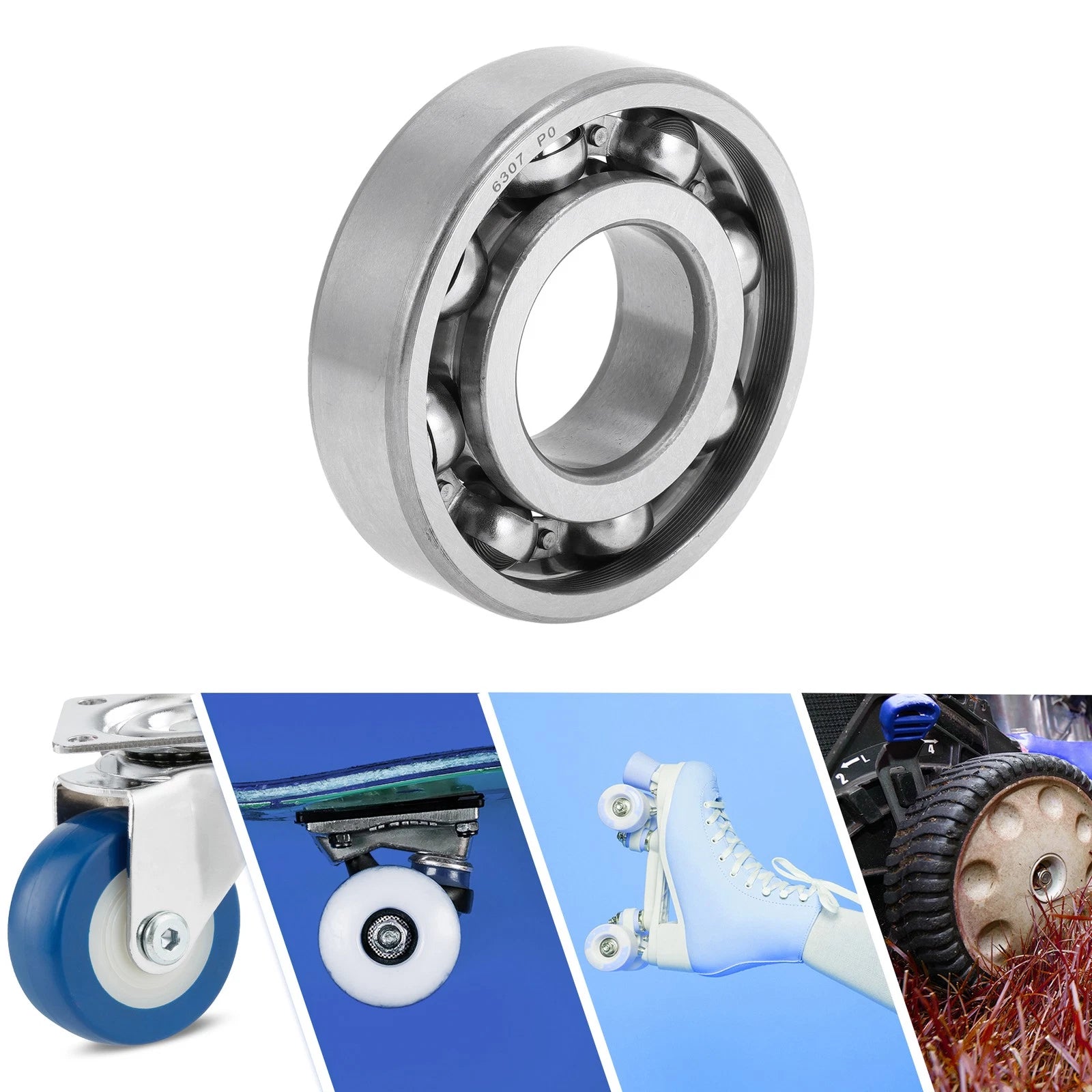 6307 Deep Groove Ball Bearing for Scooter Skateboard Wheel (P0 35x80x21mm)